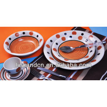 KC-00180 / Keramik runder Dinner Set / Dessertteller Set